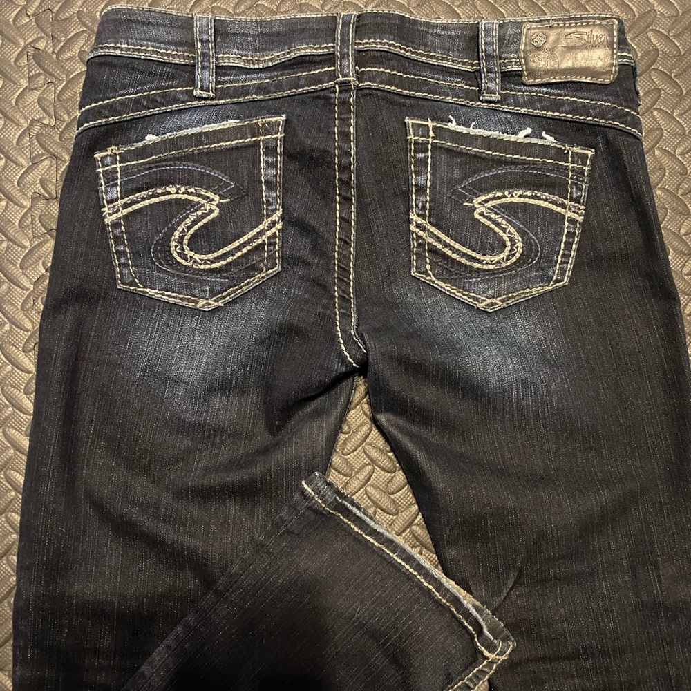 “Tuesday” Silver Jeans